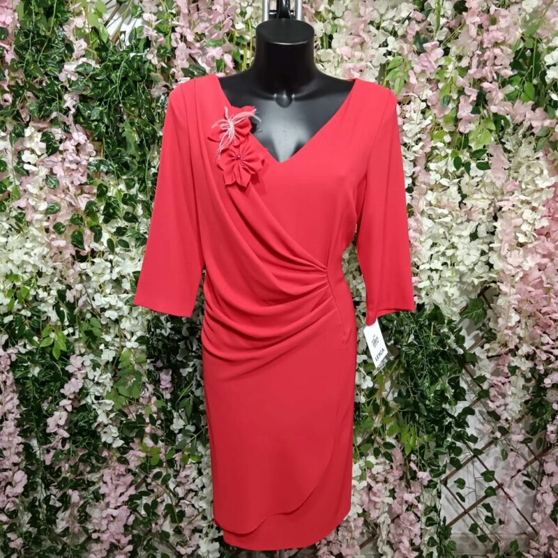 Comprar vestido rojo corto elegante para mujer online