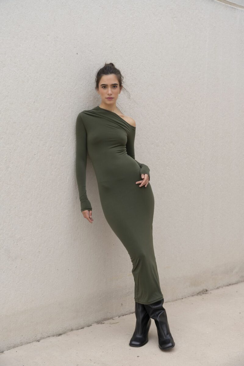 Comprar vestido verde ajustado para mujer online