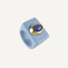 Comprar anillo azul con piedra natural para mujer online
