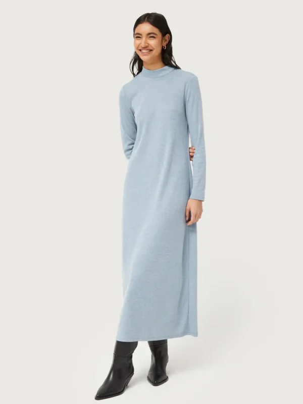 Comprar vestido azul de punto para mujer online