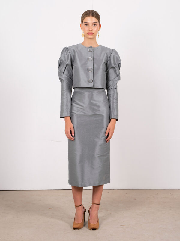 Falda AMALIA gris firma STRENA