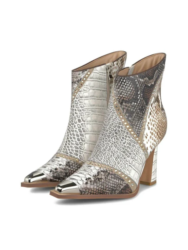 Botín Alma en PENA Pitón Strass ANIMAL PRINT